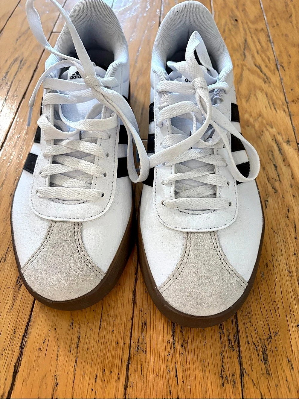 Adidas Samba OG White & Black Sneakers- Womens 8,5